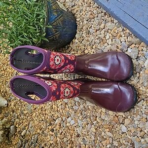 BOGS Insulated Waterproof North Hampton KALEIDOSCOPE Youth Boots